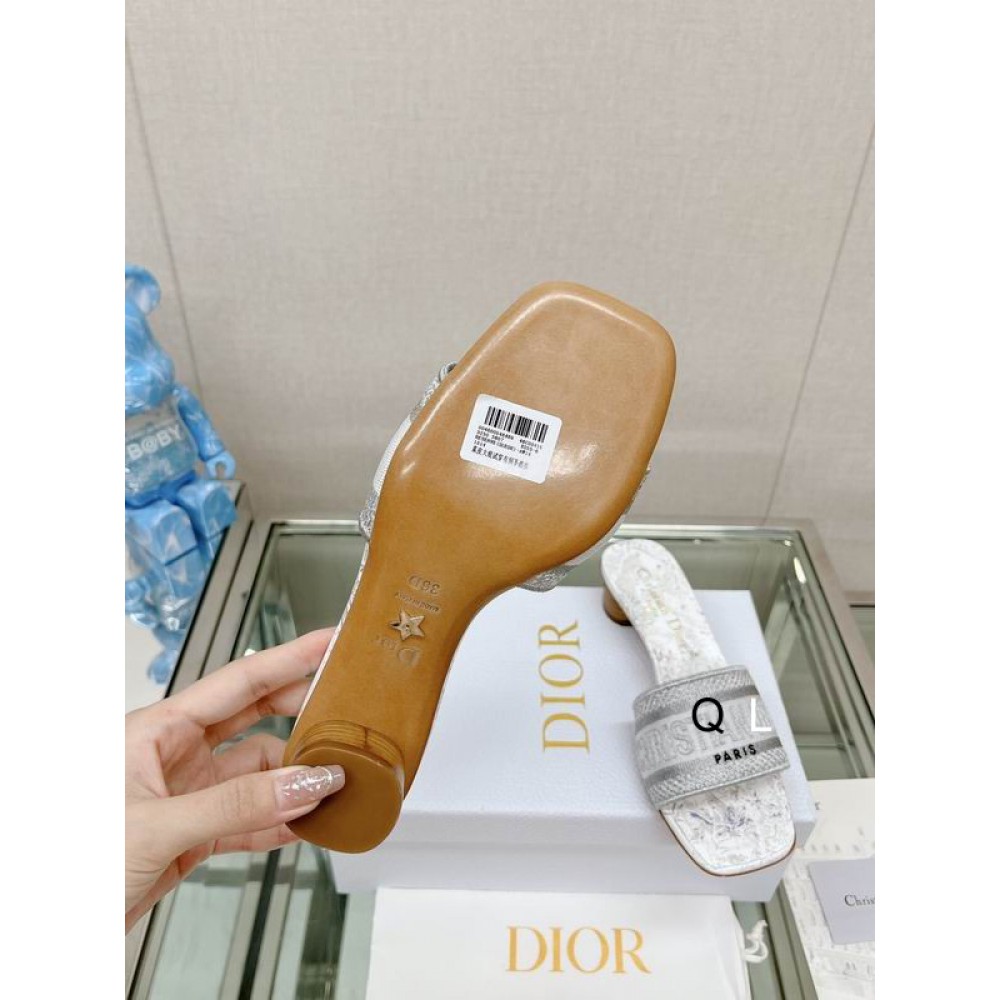Dior D way heeled slide 3.5cm Shoes
