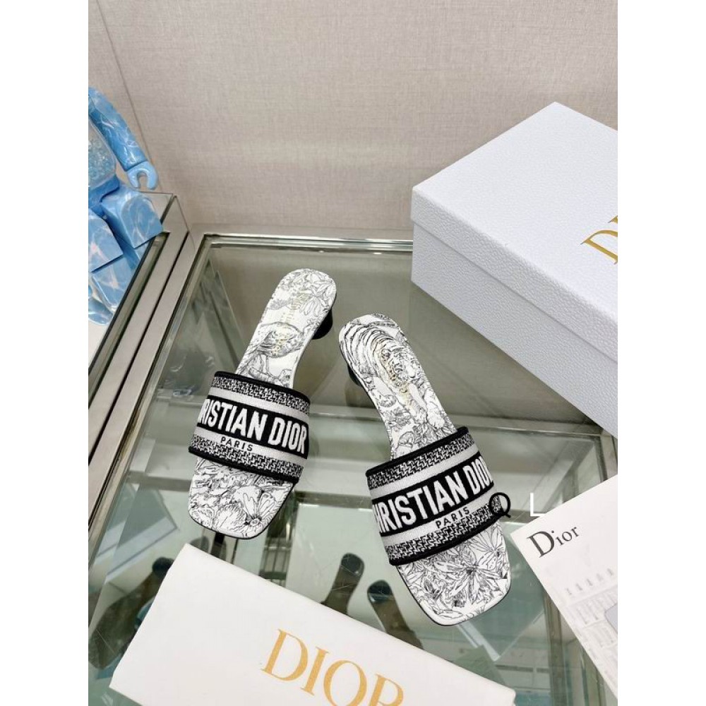 Dior D way heeled slide 3.5cm Shoes