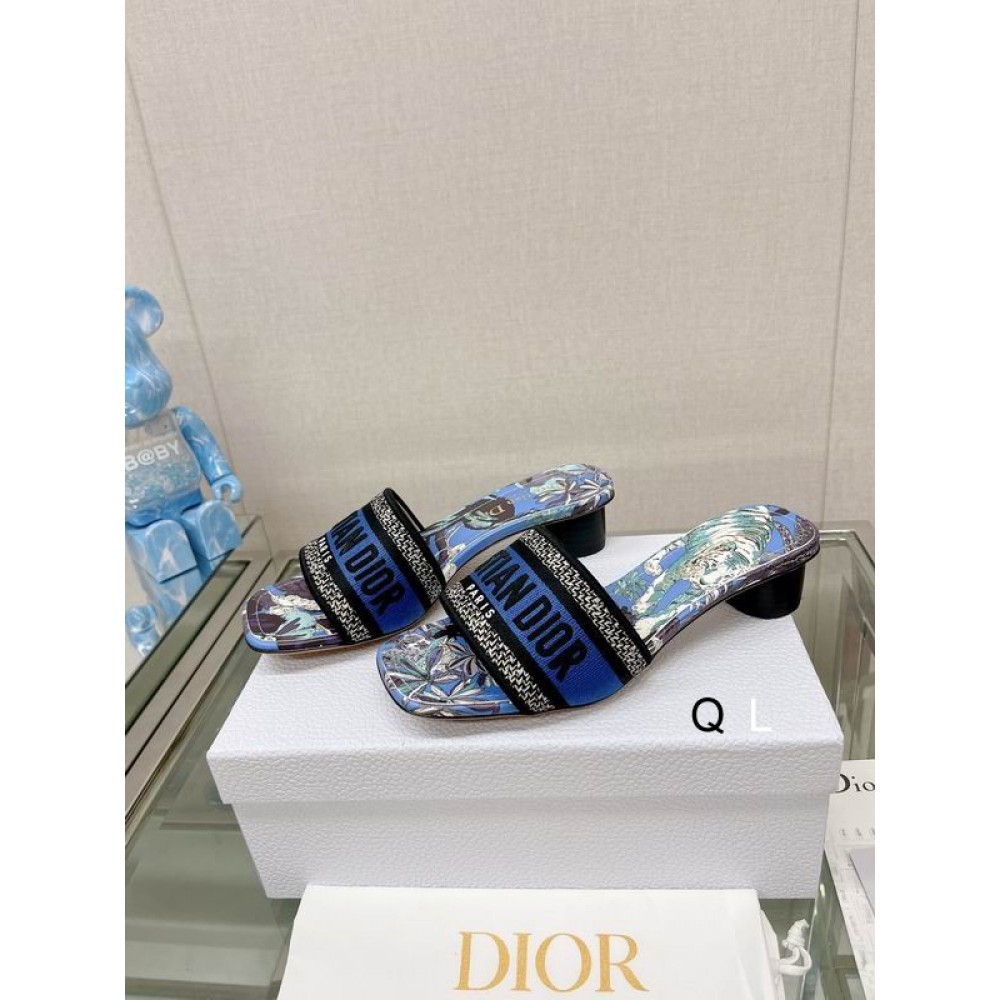 Dior D way heeled slide 3.5cm Shoes