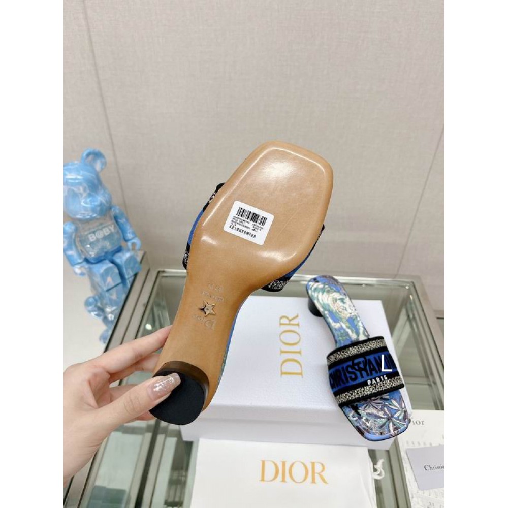Dior D way heeled slide 3.5cm Shoes