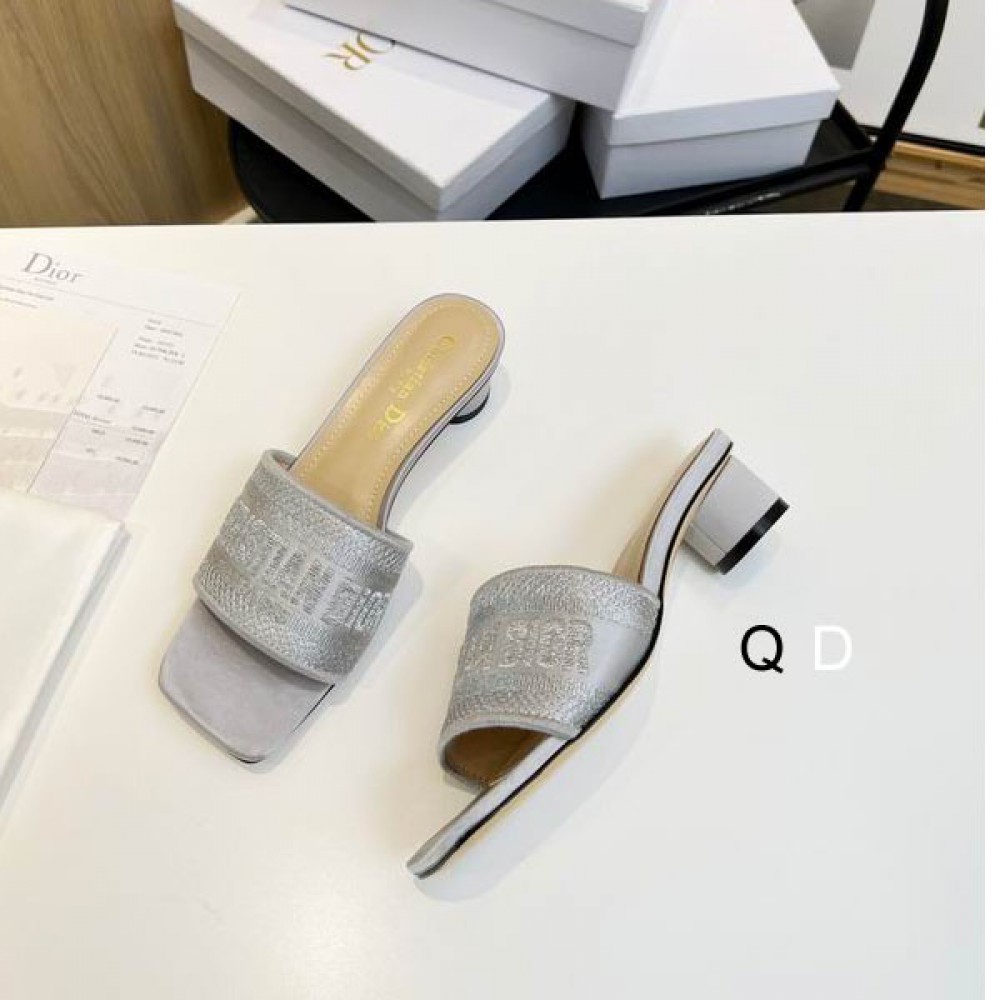Dior D way heeled slide 3.5cm Shoes