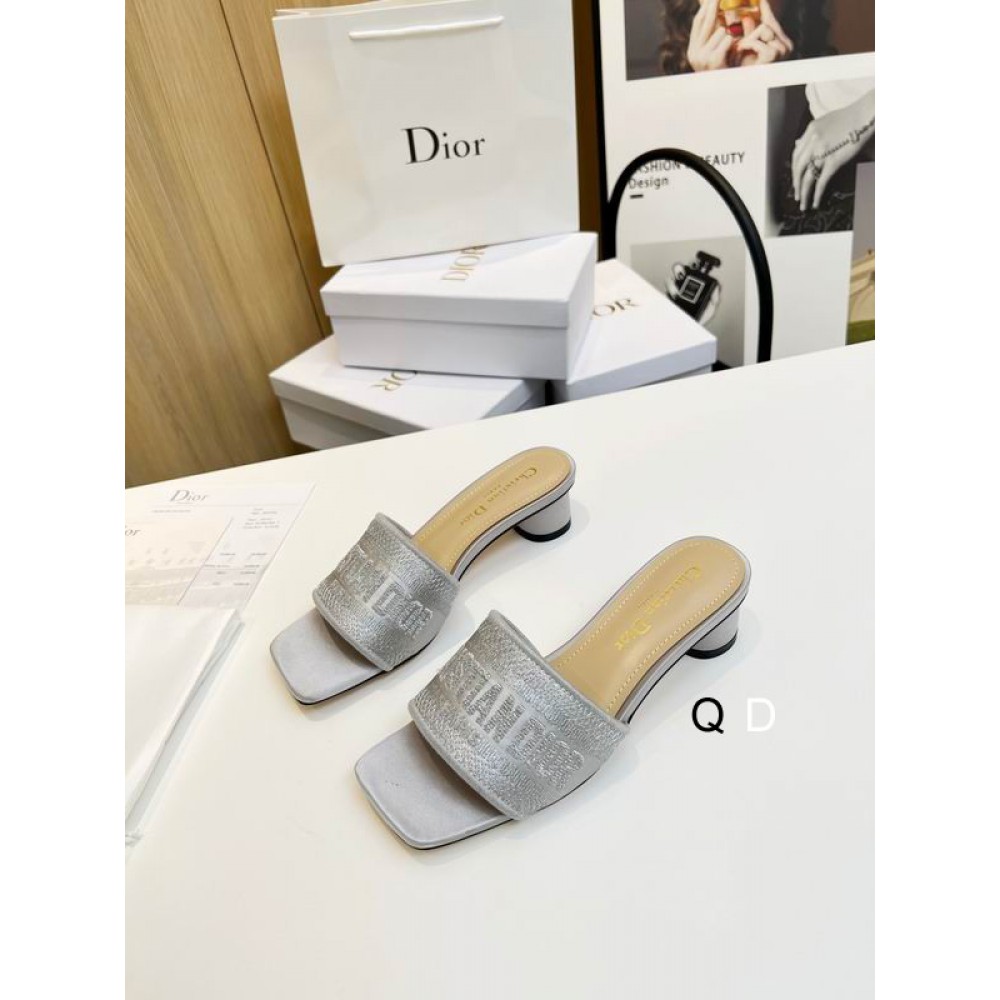 Dior D way heeled slide 3.5cm Shoes