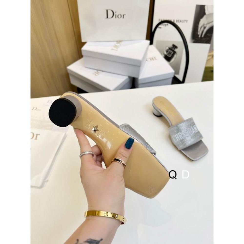 Dior D way heeled slide 3.5cm Shoes