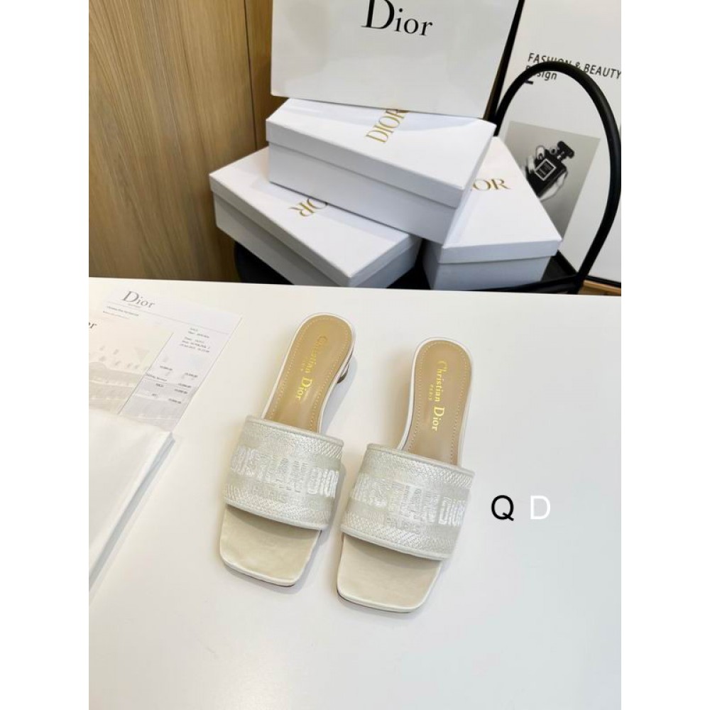 Dior D way heeled slide 3.5cm Shoes