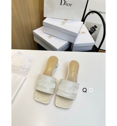 Dior D way heeled slide 3.5cm