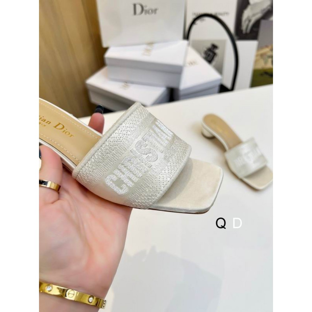 Dior D way heeled slide 3.5cm Shoes
