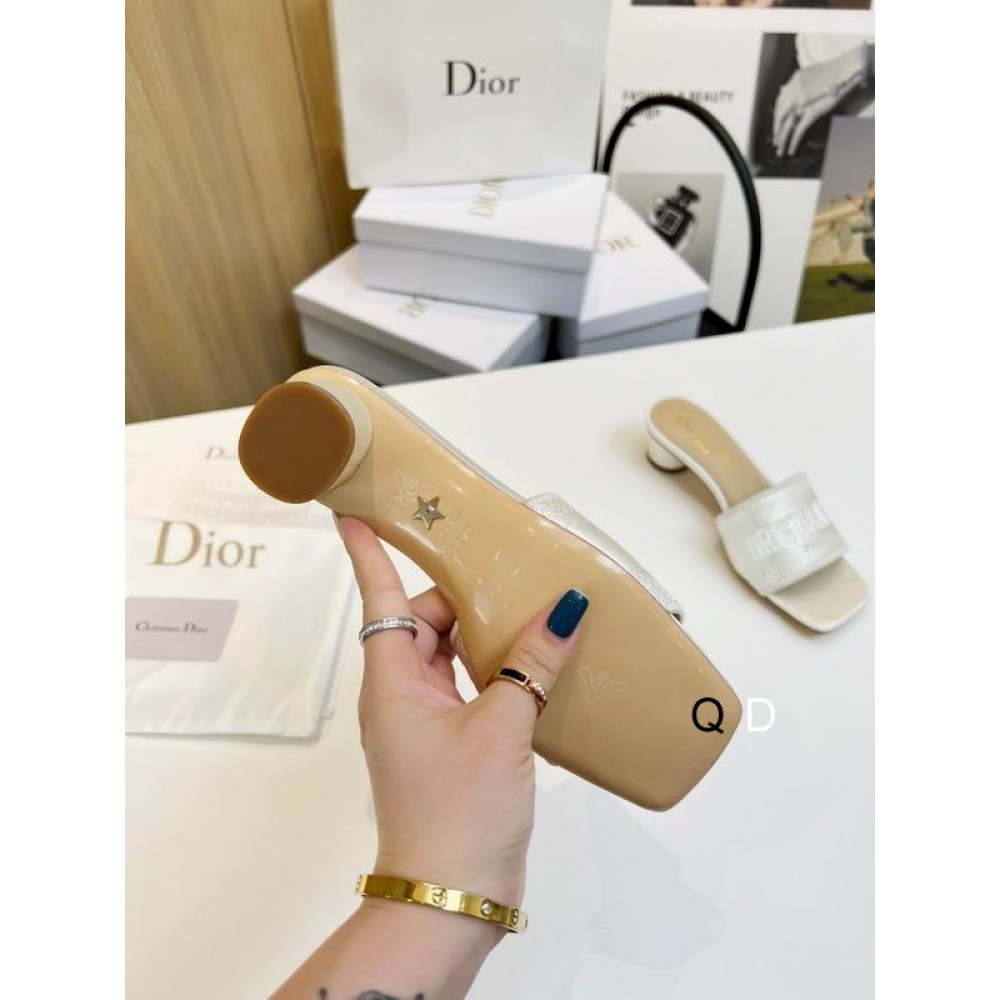 Dior D way heeled slide 3.5cm Shoes