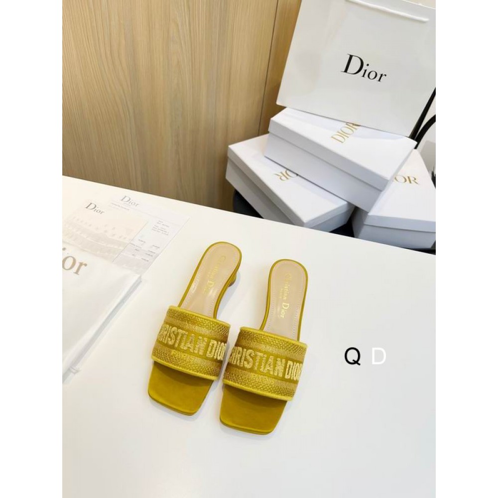 Dior D way heeled slide 3.5cm Shoes