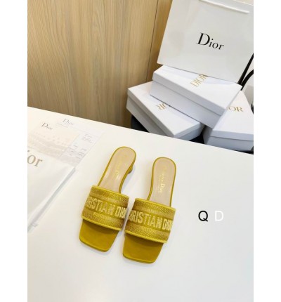 Dior D way heeled slide 3.5cm