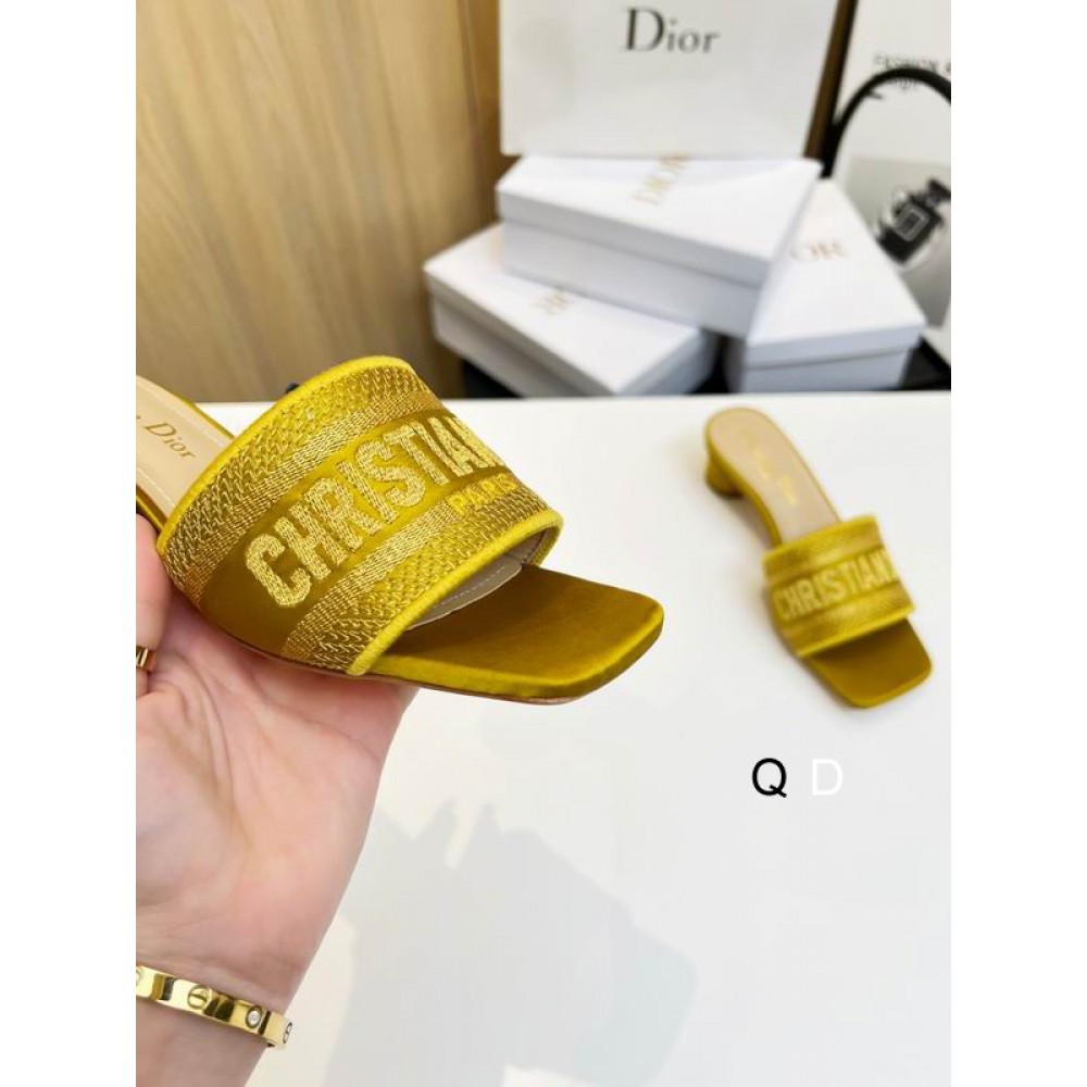 Dior D way heeled slide 3.5cm Shoes