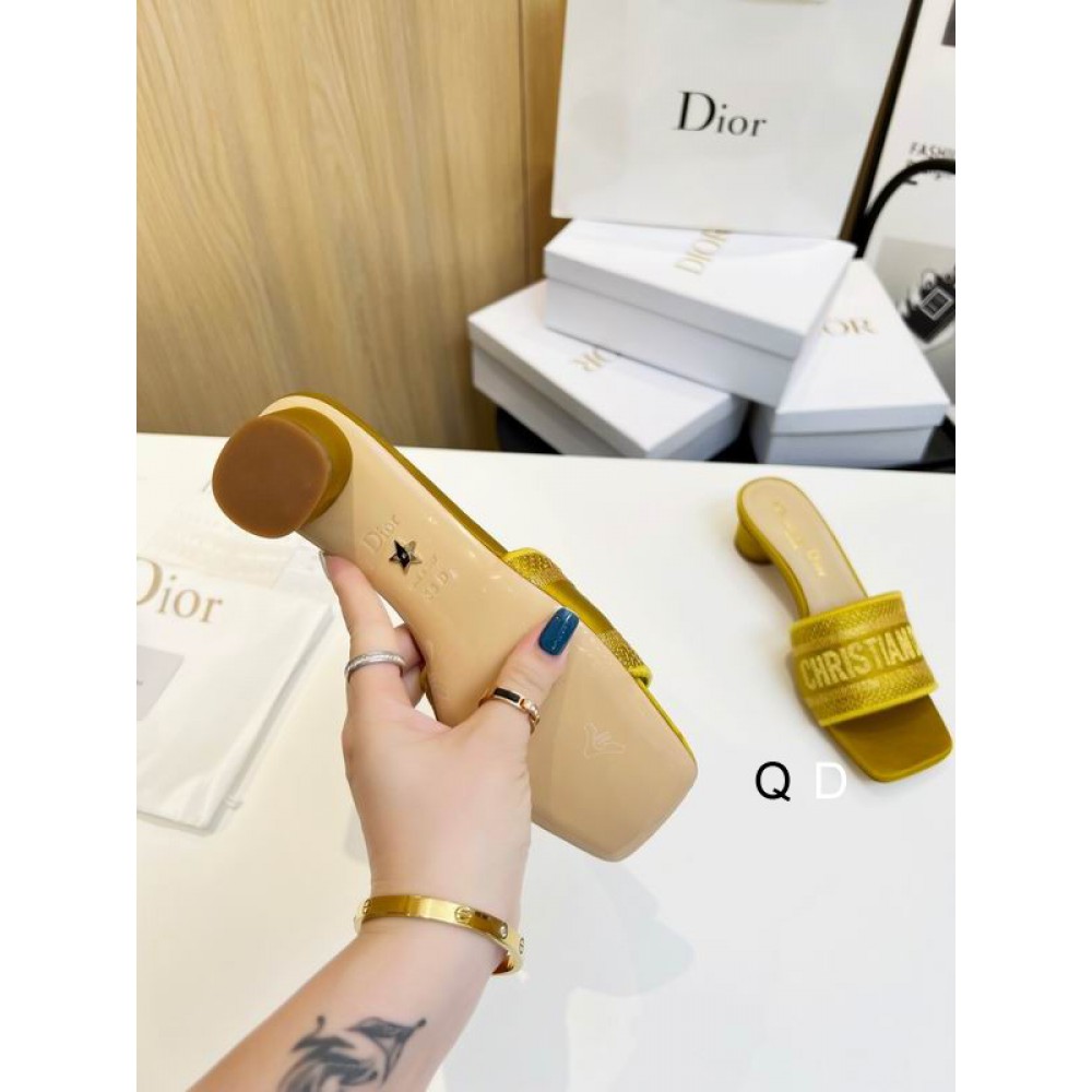 Dior D way heeled slide 3.5cm Shoes