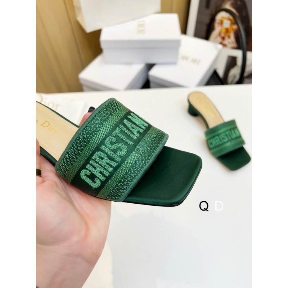 Dior D way heeled slide 3.5cm Shoes