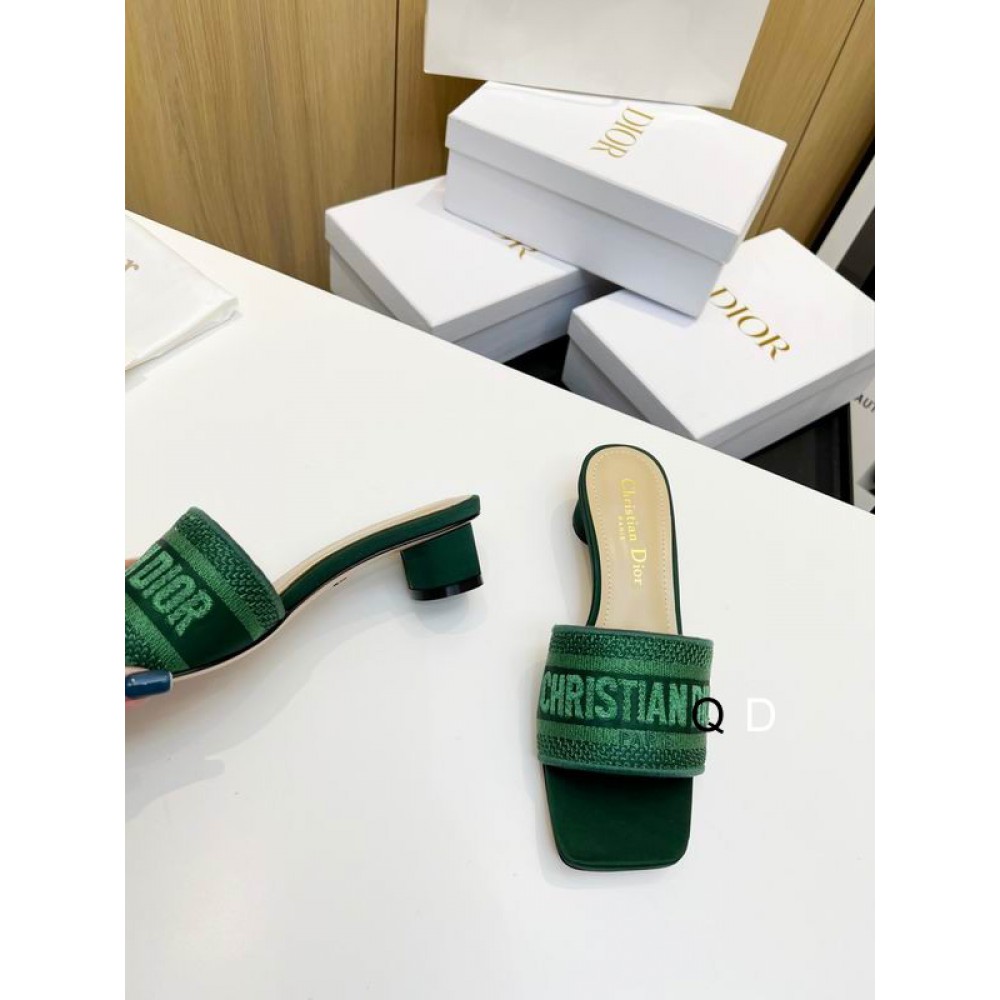 Dior D way heeled slide 3.5cm Shoes