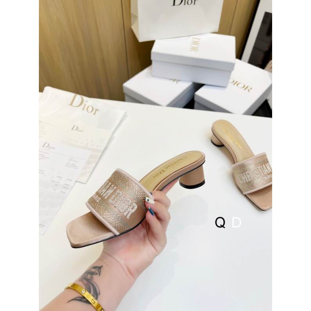 Dior D way heeled slide 3.5cm Shoes