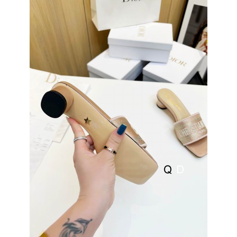 Dior D way heeled slide 3.5cm Shoes