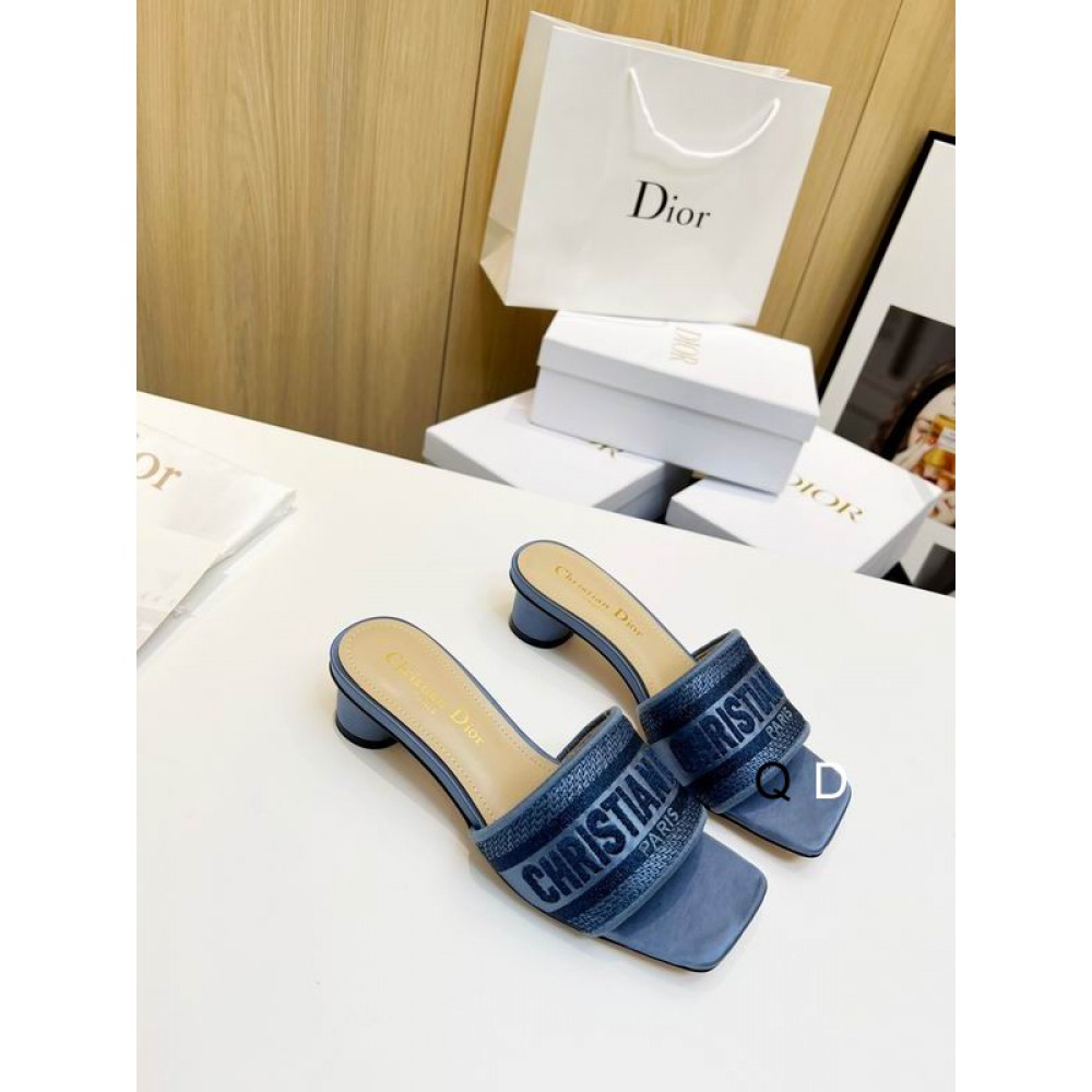 Dior D way heeled slide 3.5cm Shoes