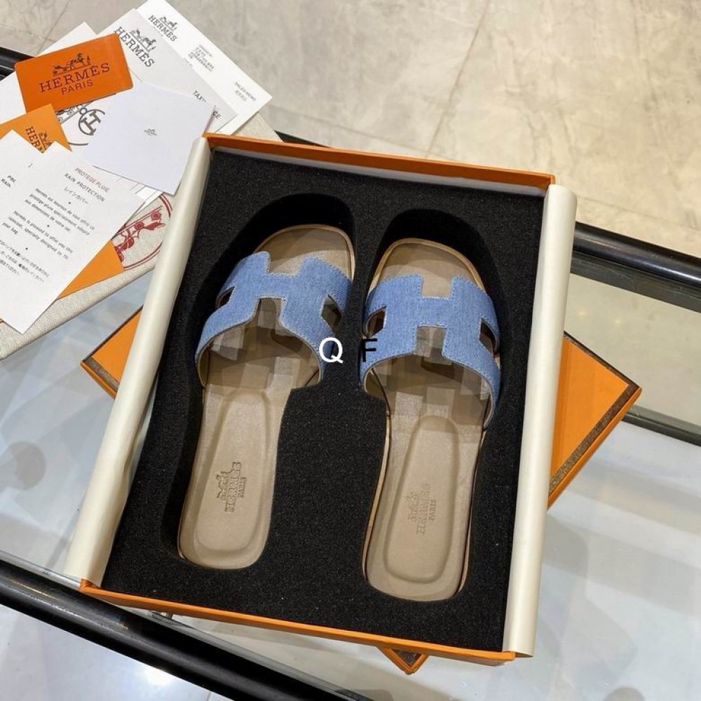 Hermes slides 36-42 denim Shoes