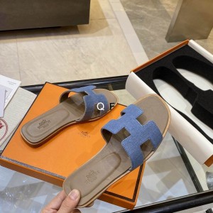 Hermes slides 36-42 denim Shoes