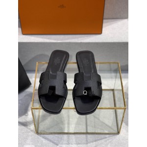 Hermes slides epsom leather 36-42 oran black Shoes