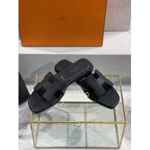 Hermes slides epsom leather 36-42 oran black Shoes
