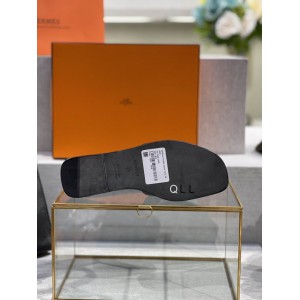 Hermes slides epsom leather 36-42 oran black Shoes