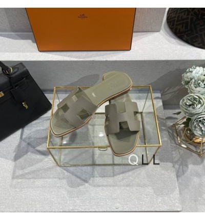 Hermes slides epsom leather 36-42 oran grey