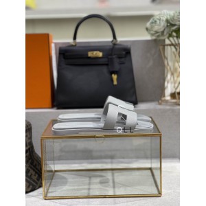 Hermes slides epsom leather 36-42 oran lihght grey Shoes