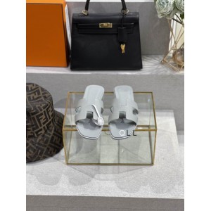 Hermes slides epsom leather 36-42 oran lihght grey Shoes