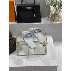 Hermes slides epsom leather 36-42 oran lihght grey Shoes