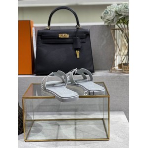 Hermes slides epsom leather 36-42 oran lihght grey Shoes