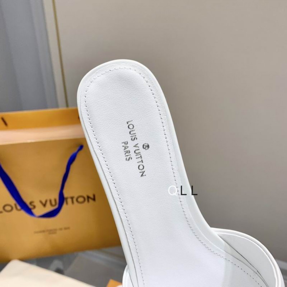 Lv slides 36-42 white Shoes