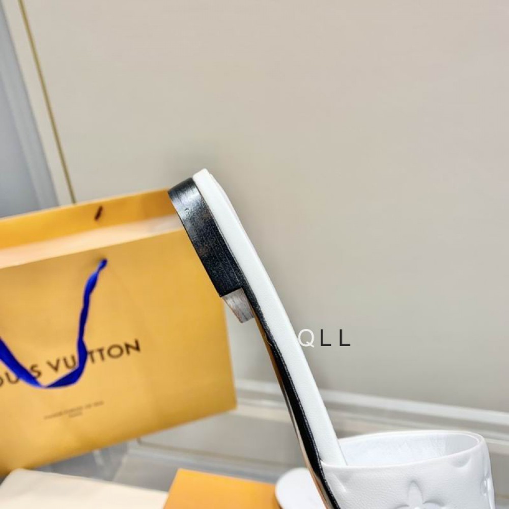Lv slides 36-42 white Shoes