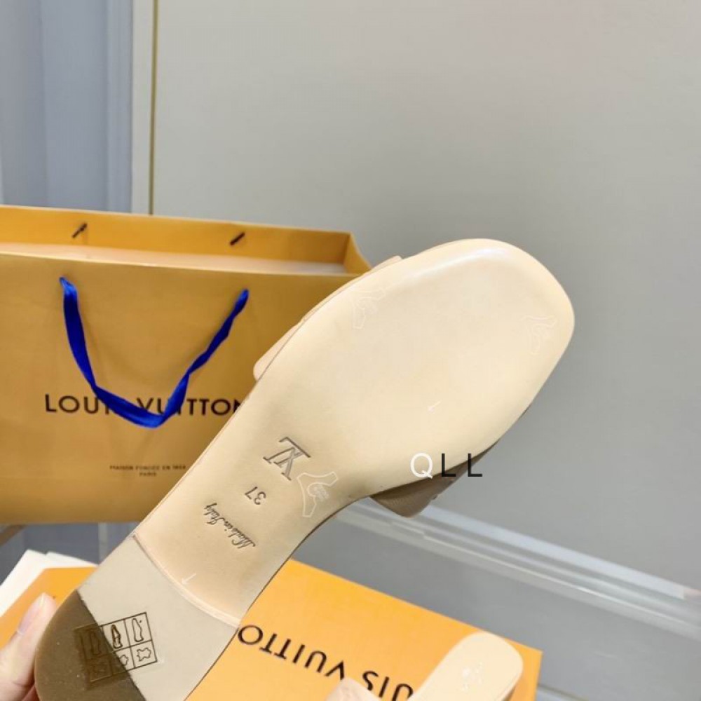 Lv slides 36-42 light pink Shoes