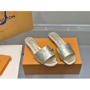 Lv slides 36-42 gold Shoes