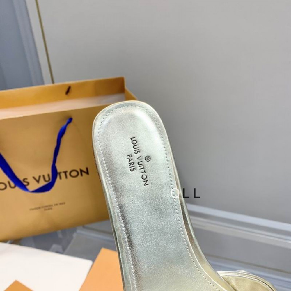 Lv slides 36-42 gold Shoes