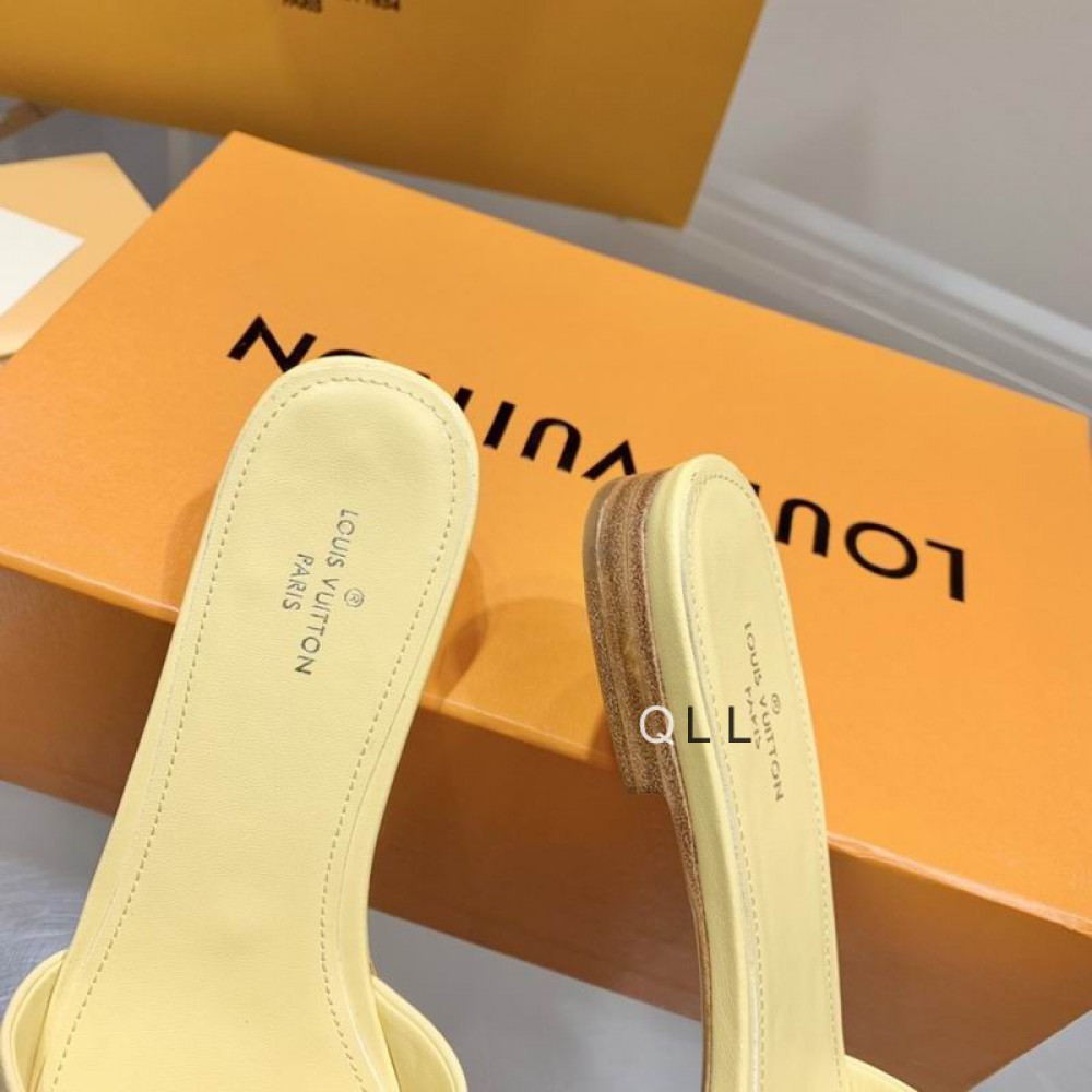 Lv slides 36-42 yellow Shoes