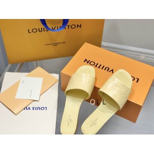 Lv slides 36-42 yellow Shoes