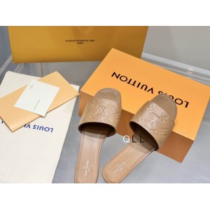 Lv slides 36-42 brown Shoes