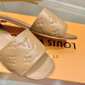 Lv slides 36-42 brown Shoes