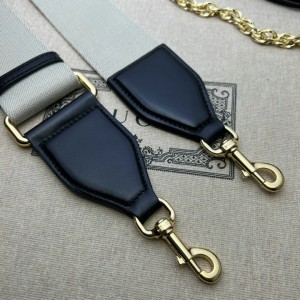 GG Matelassé handbag in black leather 735049 25x15x8cm Bags