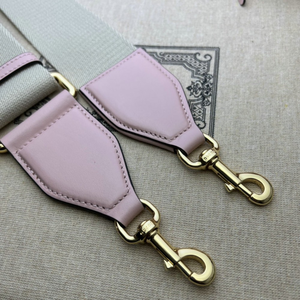 GG Matelassé handbag in pink leather 735049 25x15x8cm Bags