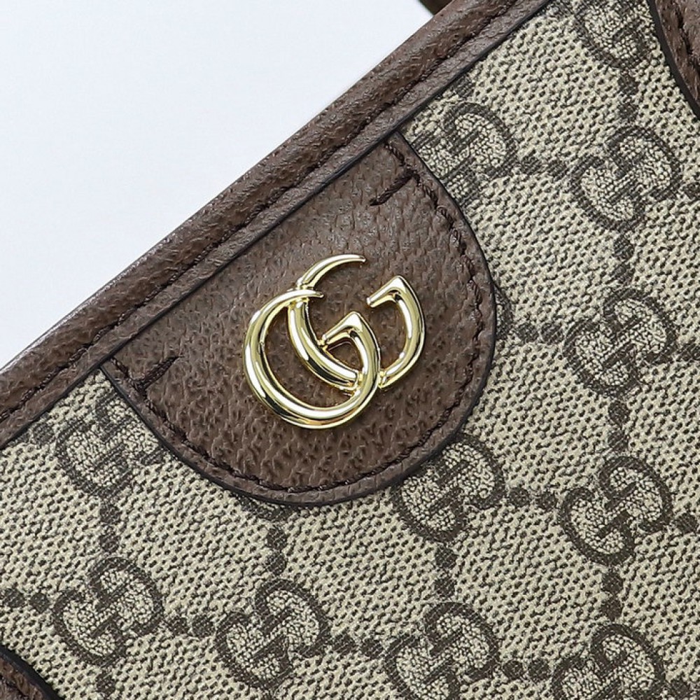 Gucci Ophidia medium tote bag in beige and ebony Supreme 38.5×28.5×15 cm Bags