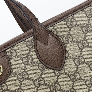 Gucci Ophidia medium tote bag in beige and ebony Supreme 38.5×28.5×15 cm Bags