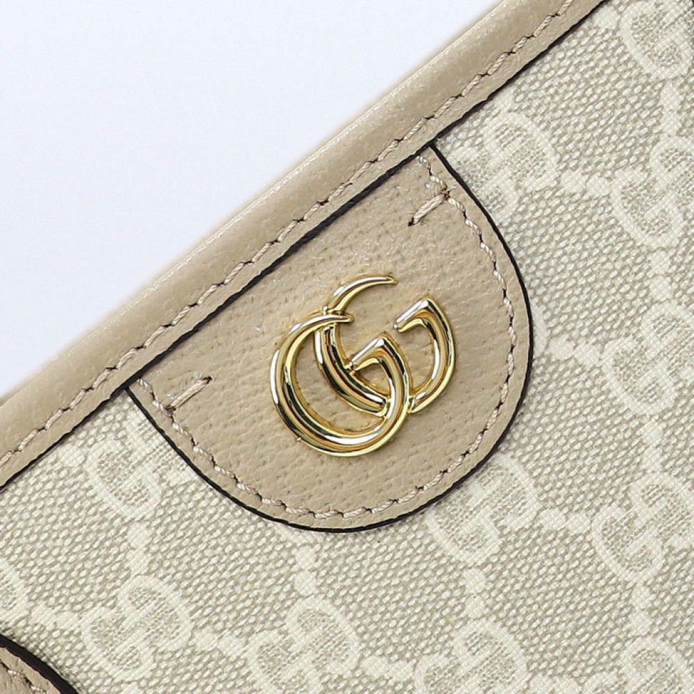Gucci Ophidia medium tote bag in beige and white Supreme 38.5×28.5×15 cm Bags
