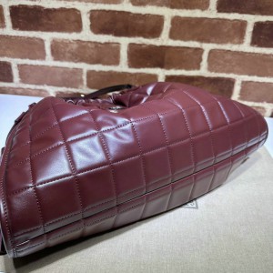 Gucci Deco medium tote bag in bordo leather 43*28*8cm Bags