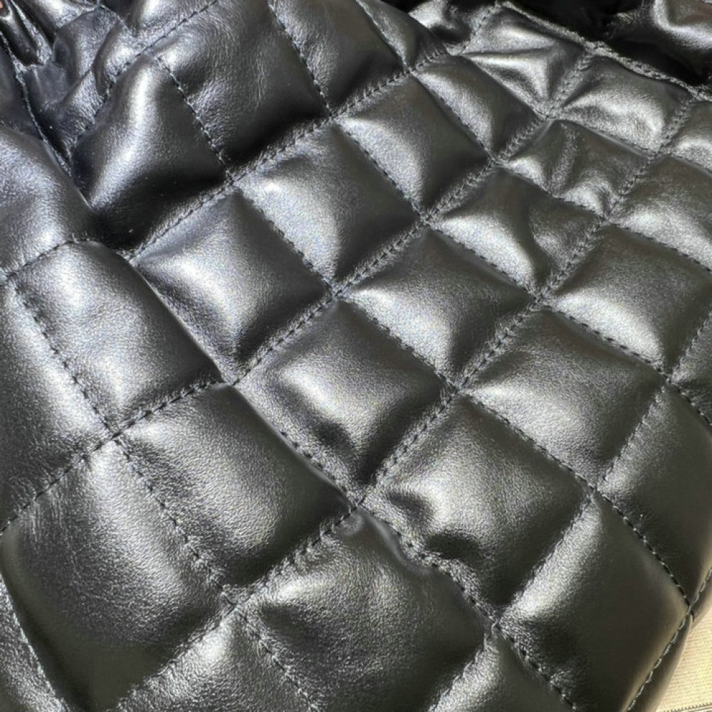 Gucci Deco medium tote bag in black leather 43*28*8cm Bags