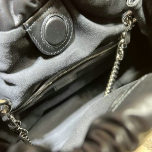 Gucci Deco medium tote bag in black leather 43*28*8cm Bags