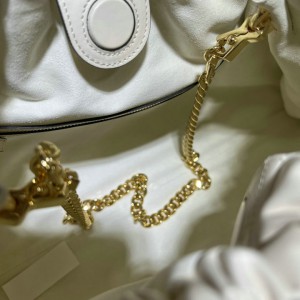 Gucci Deco medium tote bag in white leather 43*28*8cm Bags