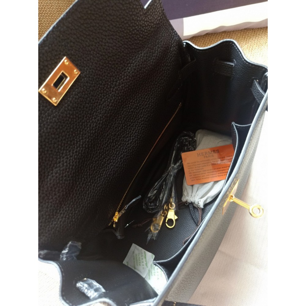 Hermes kelly bag 28cm - 32cm black togo leather Bags