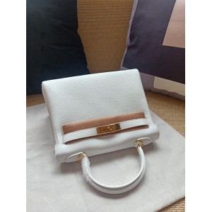 Hermes kelly bag 28cm - 32cm white togo leather Bags